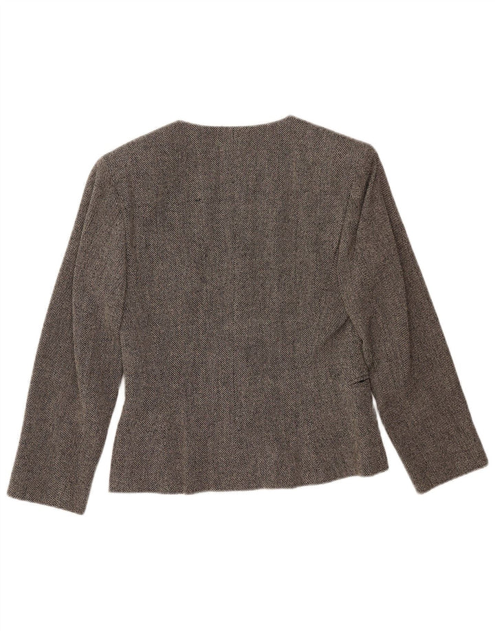 Jachetă pentru femei Maska cu piept dublu IT 42 Gri Medium Herringbone