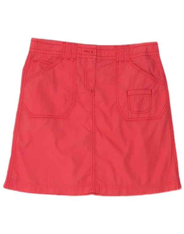Fusta cargo pentru femei Marks & Spencer UK 12 Medium W32 Bumbac roz
