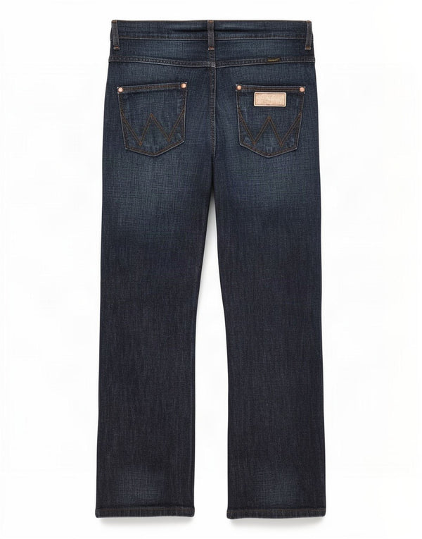 Blugi drepti pentru femei Wrangler Kane W30 L32 bumbac bleumarin