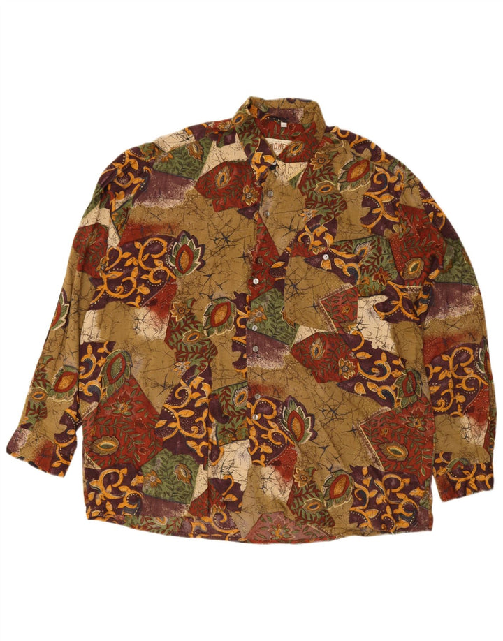 Cămașă pentru bărbați Pioneer Mărimea 43/44 XL Patchwork multicolor