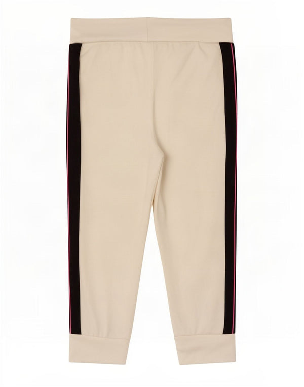 Pantaloni de trening Capri pentru femei Puma Pantaloni de jogging UK 10 Small White Colorblock