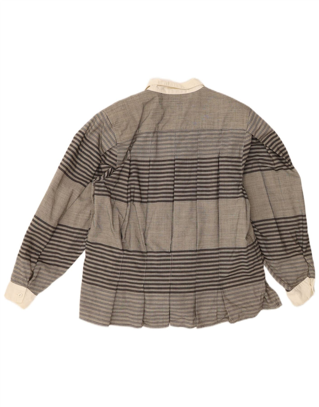 Bluză Cămașă Vintage Femei IT 44 Medium Gri Dunge