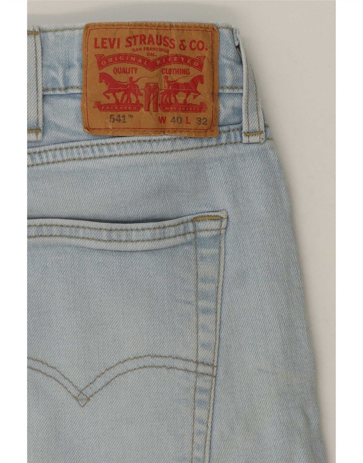 Blugi conici pentru bărbați Levi's 541 Athletic W40 L32 Bumbac albastru