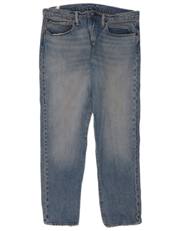 Blugi conici pentru bărbați Levi's 502 W34 L32 Bumbac albastru