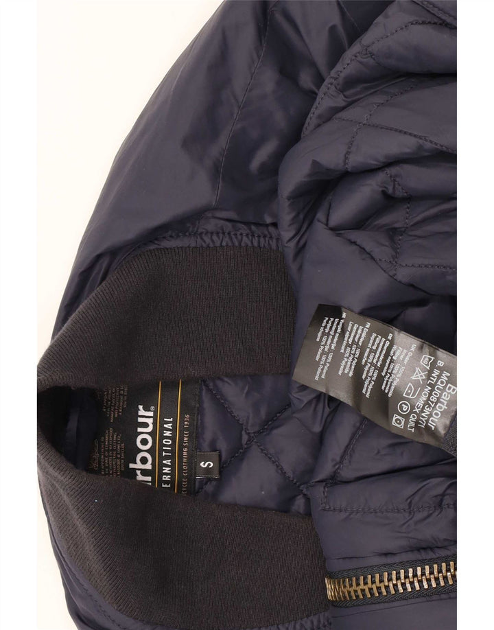 Jachetă căptușită pentru bărbați Barbour UK 36 Small Bluemarin Colorblock Poliamidă