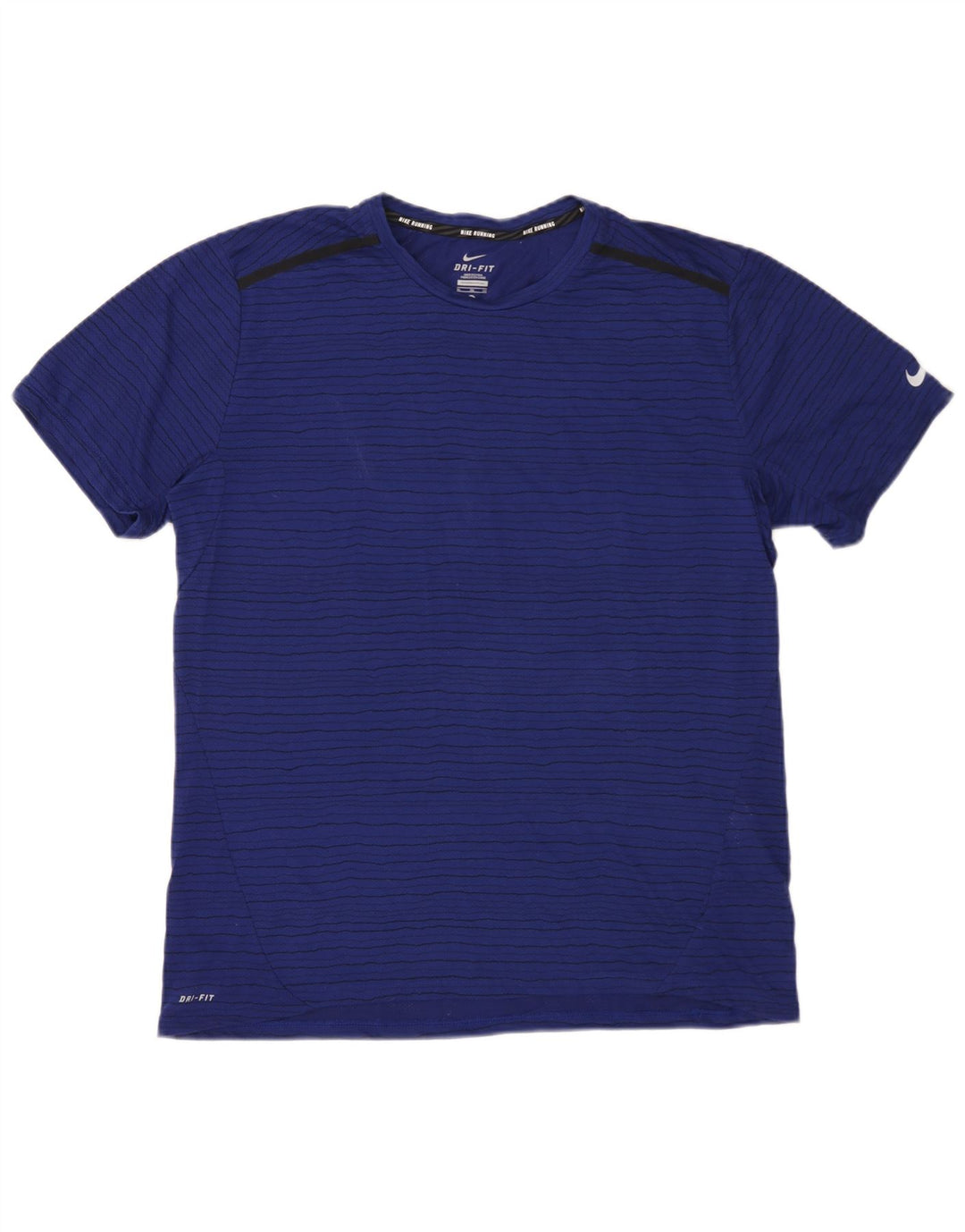 Tricou pentru bărbați Nike Dri Fit Top XL Bleumarin Poliester cu dungi