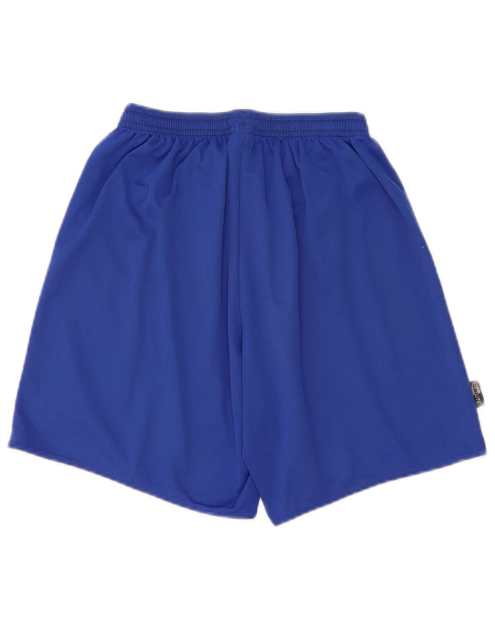 Pantaloni scurți sport pentru bărbați Adidas Climalite, poliester cu dungi albastre medii