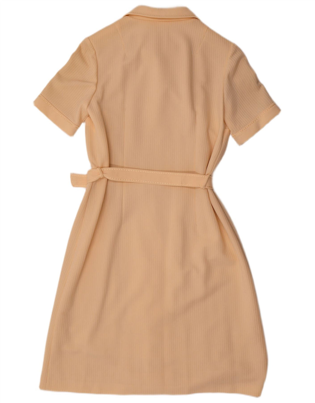 Rochie polo vintage pentru femei UK 12 Bej mediu