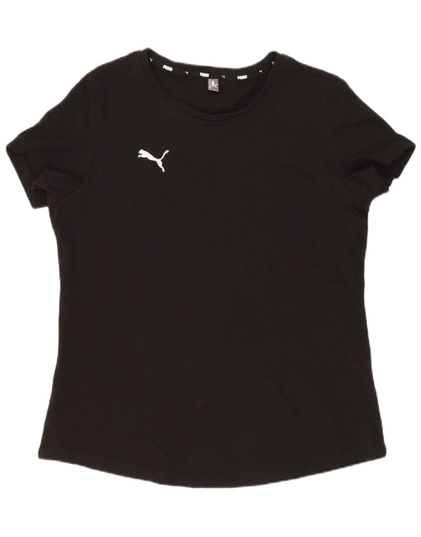Tricou pentru femei Puma, UK 18 XL, bumbac negru