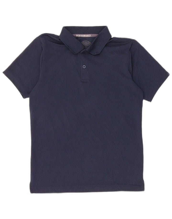 Tricou polo Dickies băieți 10-11 ani Poliester bleumarin mediu