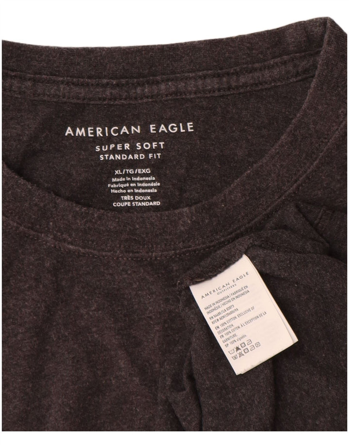 Tricou American Eagle Standard Fit pentru bărbați Top XL bumbac gri