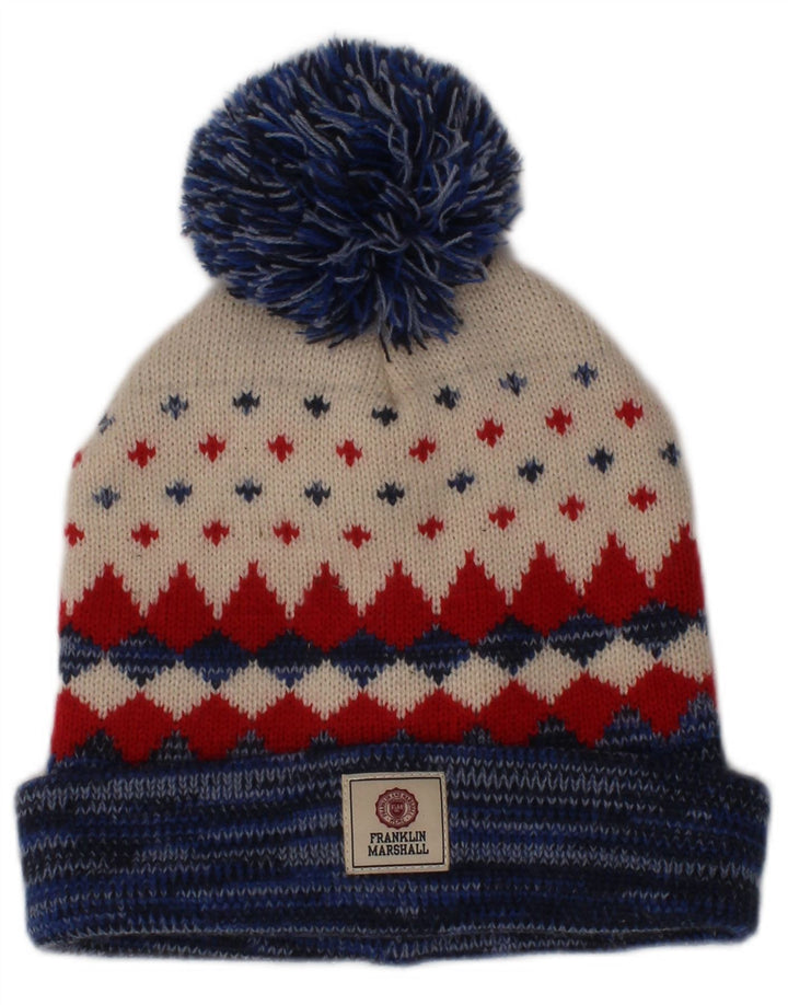 Pălărie Bobble pentru bărbați Franklin Marshall, mărime unică, multicoloră, iarnă Fair Isle