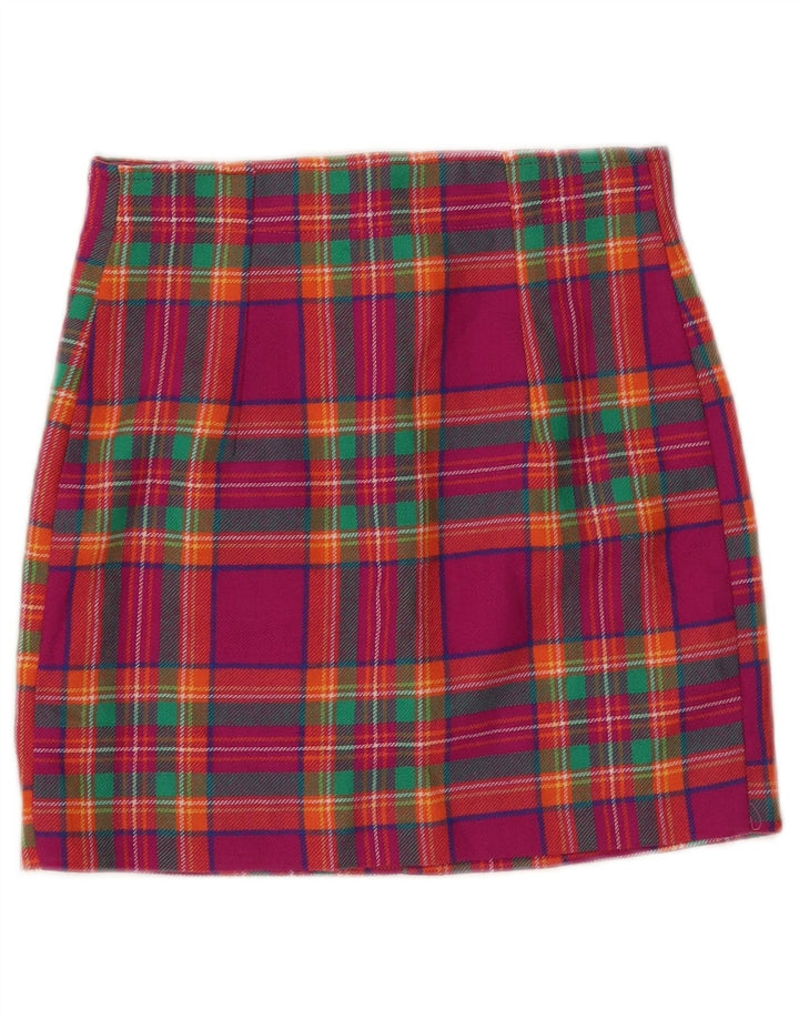 Fusta mini pentru femei VINTAGE W24 XS roz caroserie