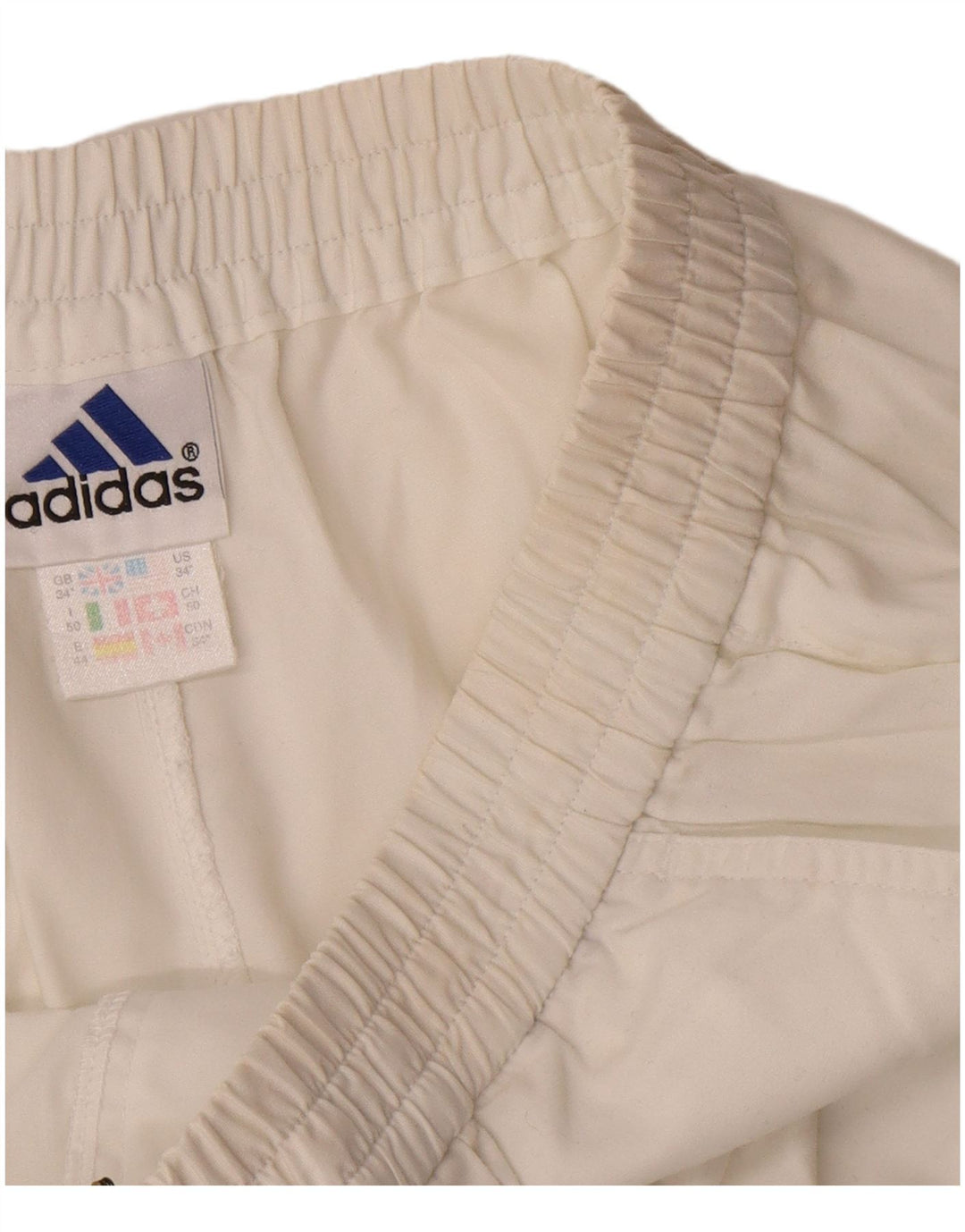 Pantaloni scurți chino pentru bărbați Adidas W34 Poliester alb mare