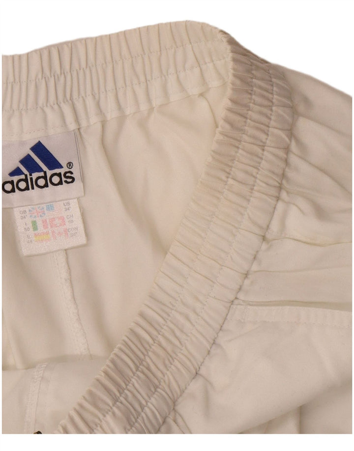 Pantaloni scurți chino pentru bărbați Adidas W34 Poliester alb mare