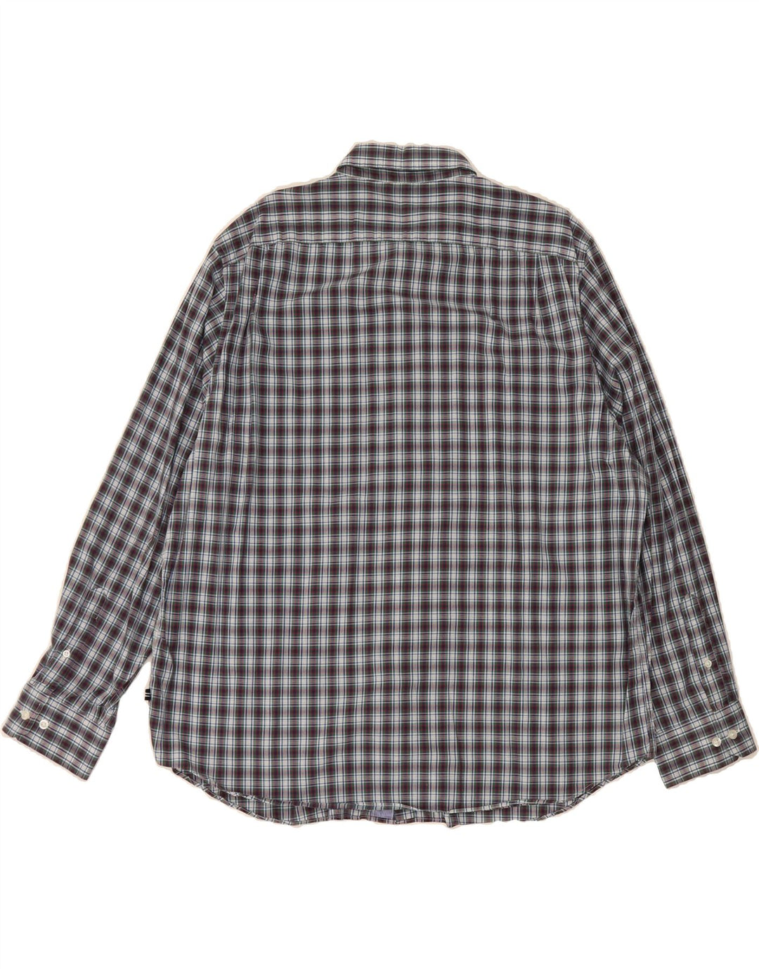 NAUTICA Mens Shirt 2XL Green Check Cotton Vintage Nautica and Second-Hand Nautica from Messina Hembry 