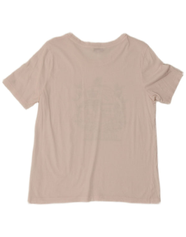 Tricou grafic Tommy Hilfiger pentru femei Top UK 16 Large Pink