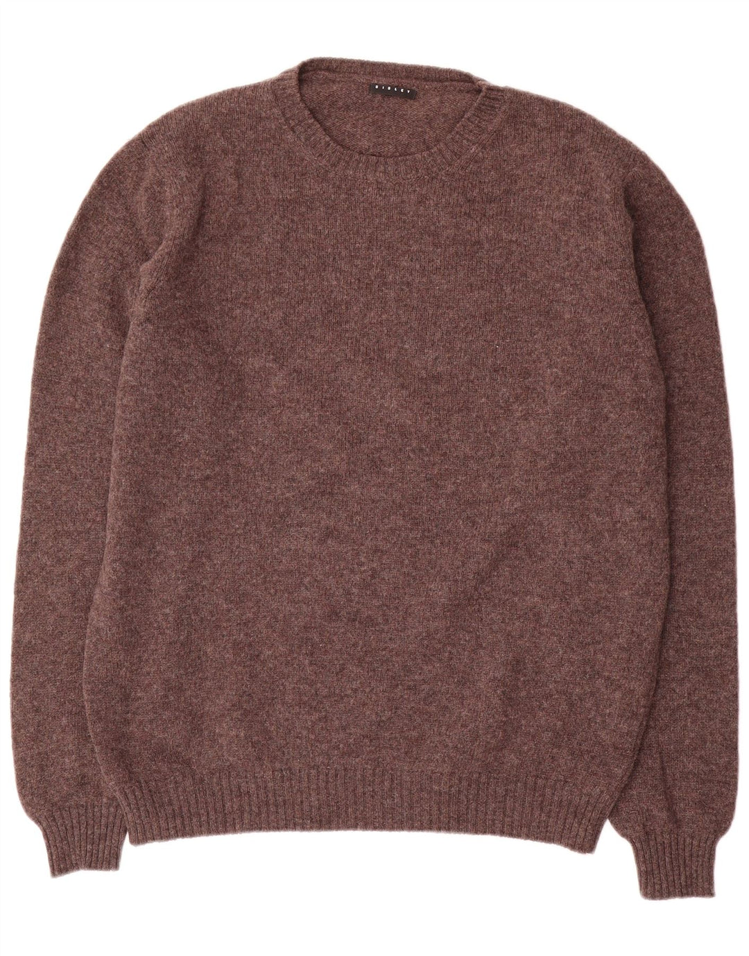 Pulover Sisley pentru bărbați cu gâtul turnat, 2XL, lână maro