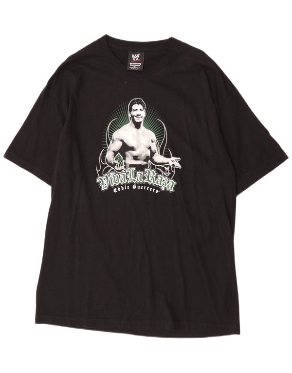 Tricou grafic Eddie Guerrero 2005 pentru bărbați WWE Top XL bumbac negru