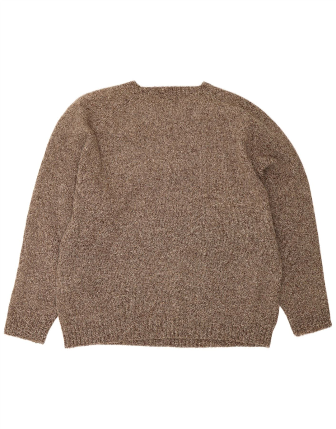 Pulover pentru bărbați KAPPA cu decolteu rotund, 2XL, lână maro cu pete