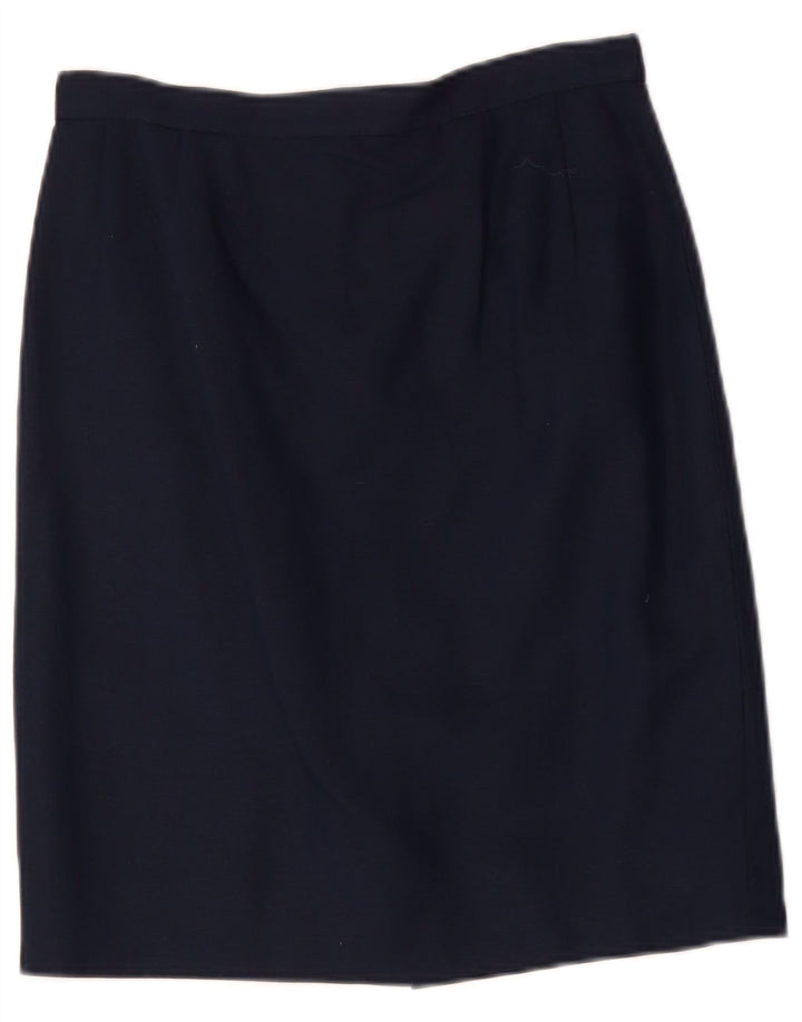 LUISA SPAGNOLI Fusta Dreaptă Femei IT 44 Medium W28 Bleumarin