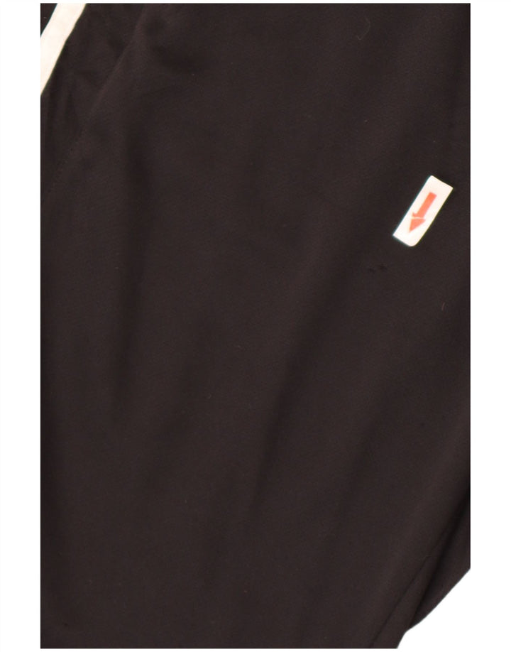 Pantaloni de trening Capri Adidas pentru femei UK 14 Poliester mediu negru