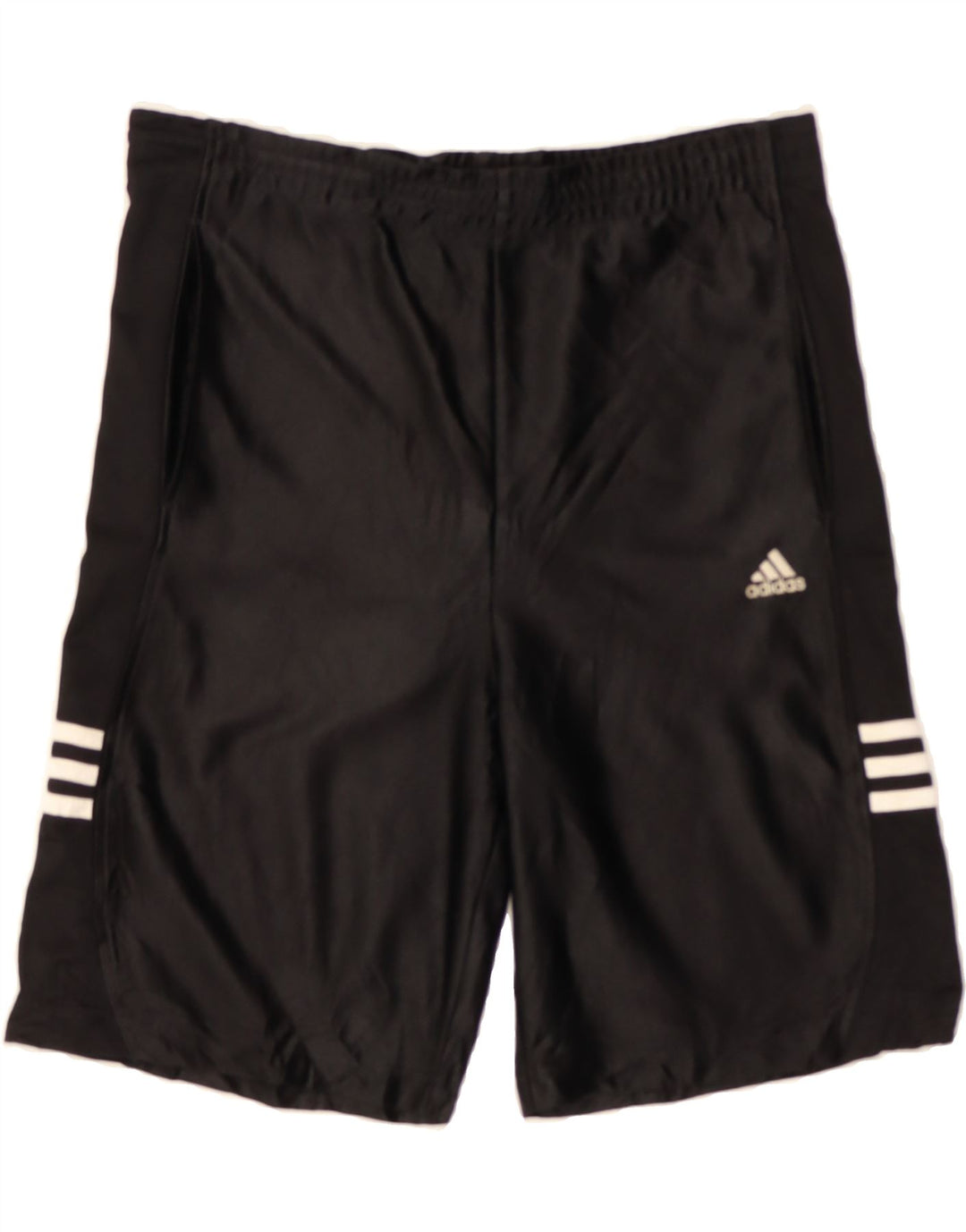 ADIDAS Boys Sport Shorts 11-12 Years  Black Polyester Vintage Adidas and Second-Hand Adidas from Messina Hembry 