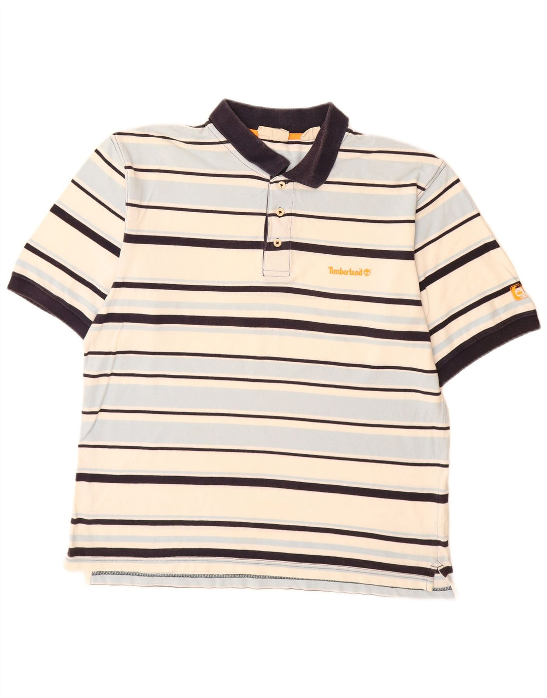 Tricou polo pentru bărbați TIMBERLAND XL, bumbac cu dungi multicolore