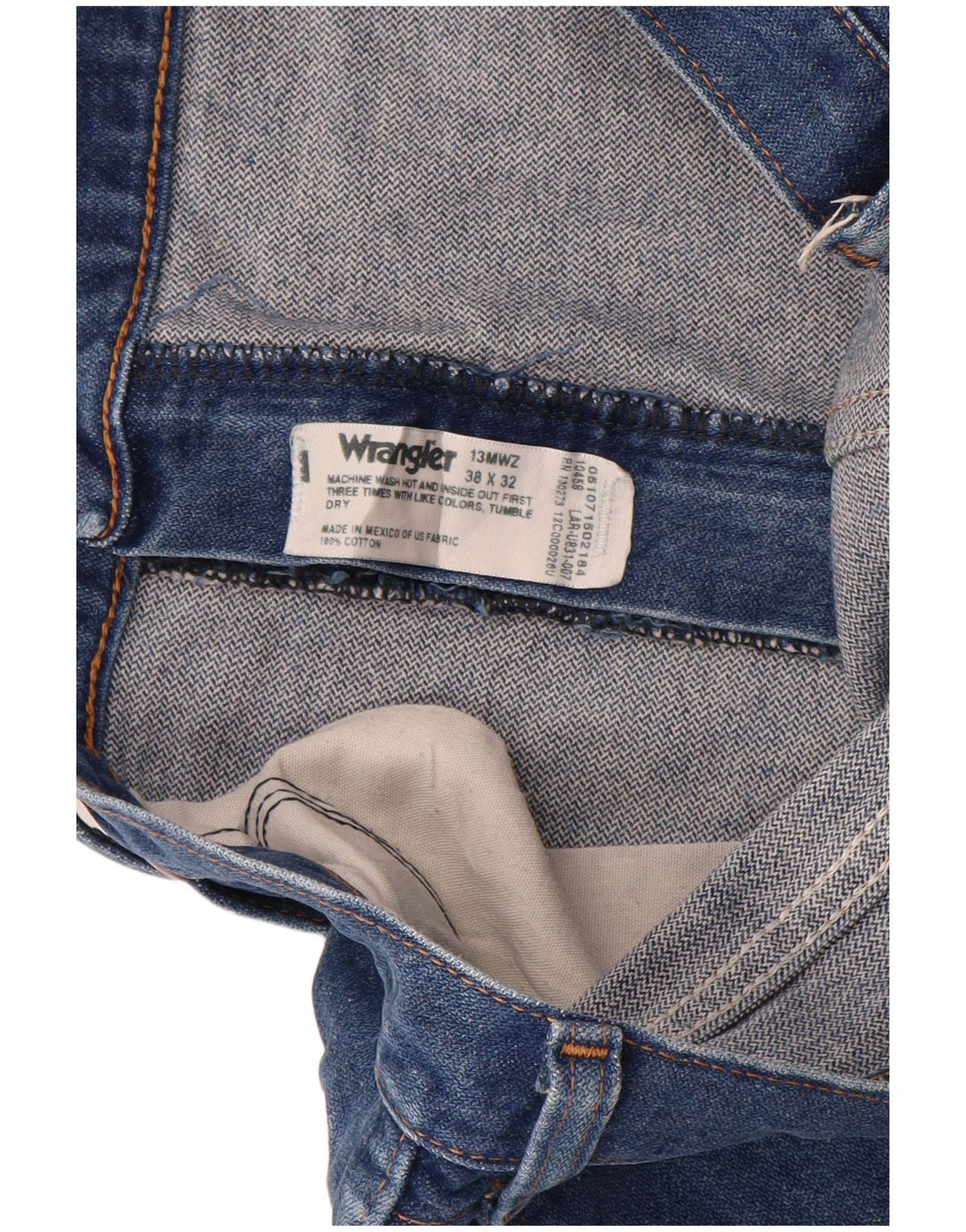 Pantaloni scurți din blugi pentru bărbați WRANGLER W38 XL, bumbac albastru