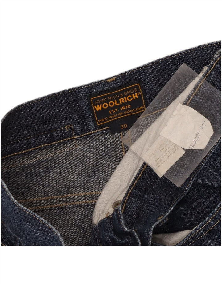 Blugi drepti pentru bărbați Woolrich W30 L29 Bumbac albastru