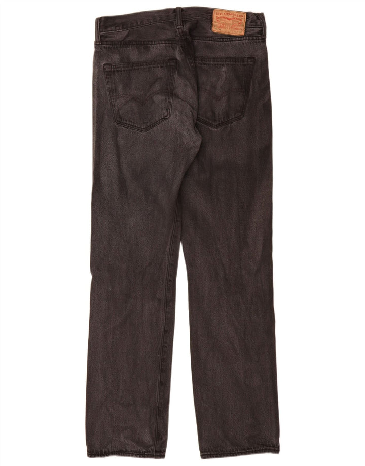 Blugi drepti pentru bărbați Levi's W32 L32 bumbac gri