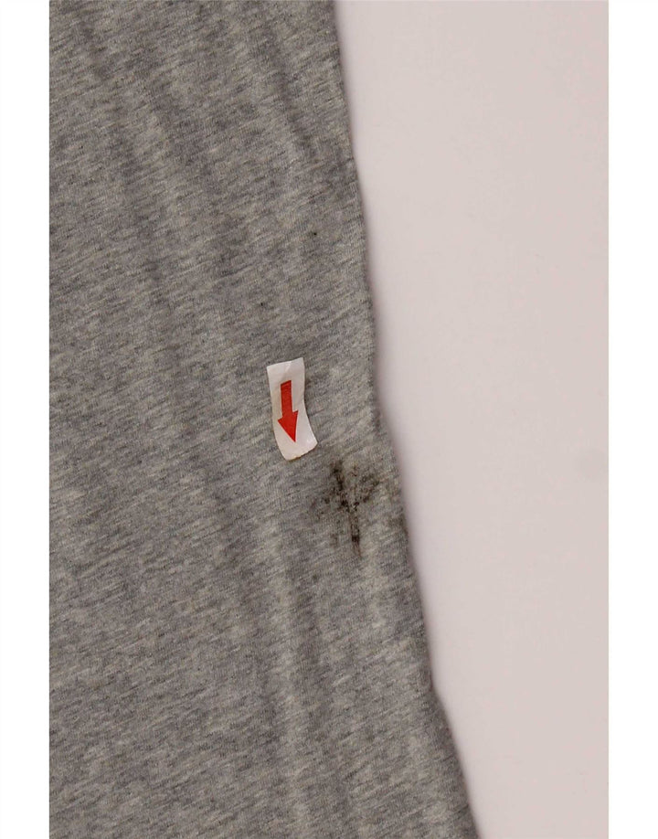 Tricou grafic pentru bărbați Diesel Top mare din bumbac gri