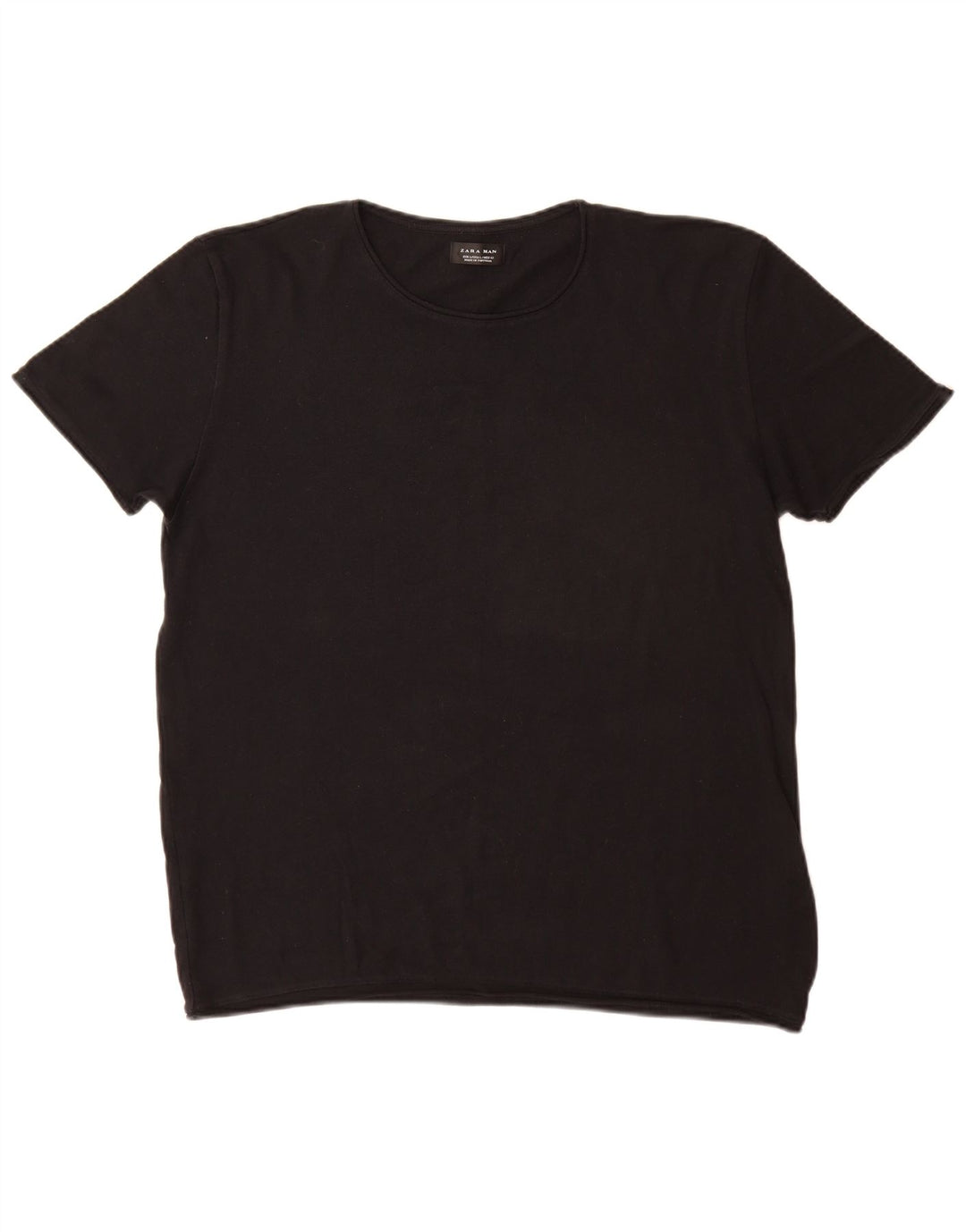 Tricou pentru bărbați Zara Top mare, negru, bumbac