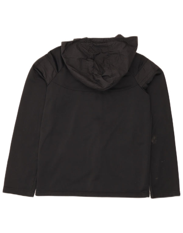 Pulover Nike pentru fete, cu fermoar, 13-14 ani, XL, poliester negru