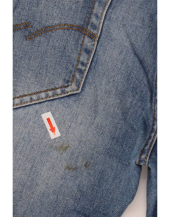Pantaloni scurți Jack & Jones pentru bărbați din denim mic W30, bumbac albastru