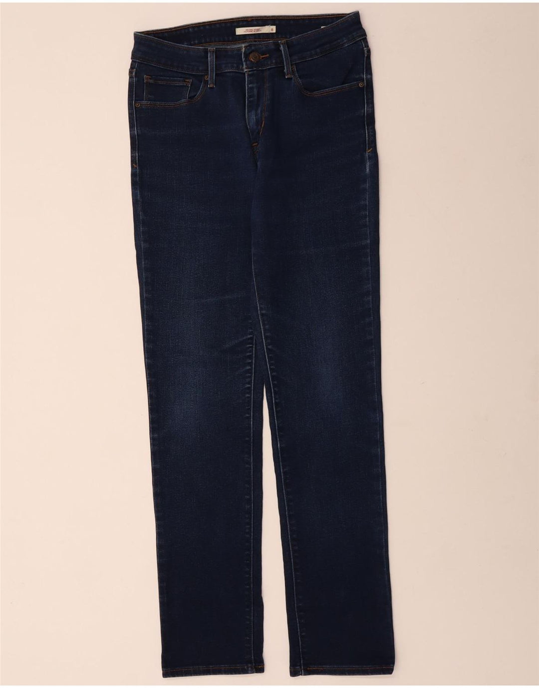 Blugi skinny pentru femei cu talie mijlocie LEVI'S US 8 Medium W28 L30 Bumbac albastru