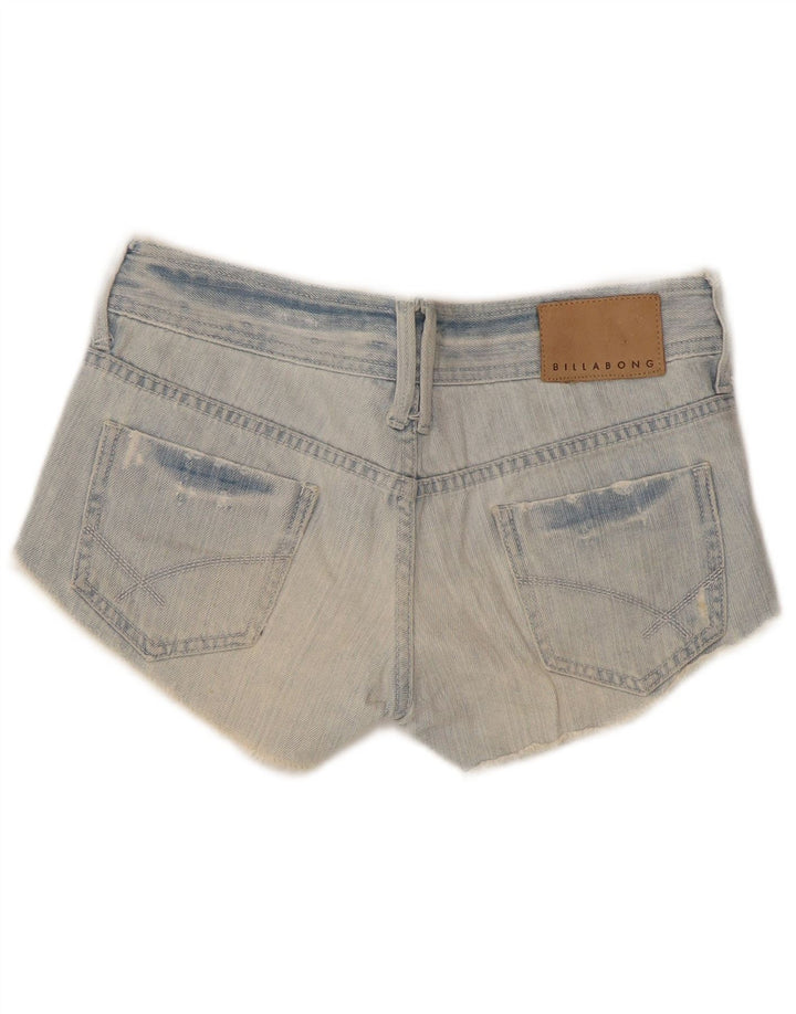 Pantaloni scurți din denim învechit pentru femei Billabong US 6 Medium W30 Bumbac albastru