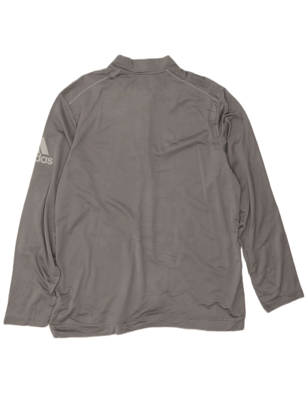 Trening pentru bărbați Climawarm Graphic Zip Neck Pullover Top XL Gri