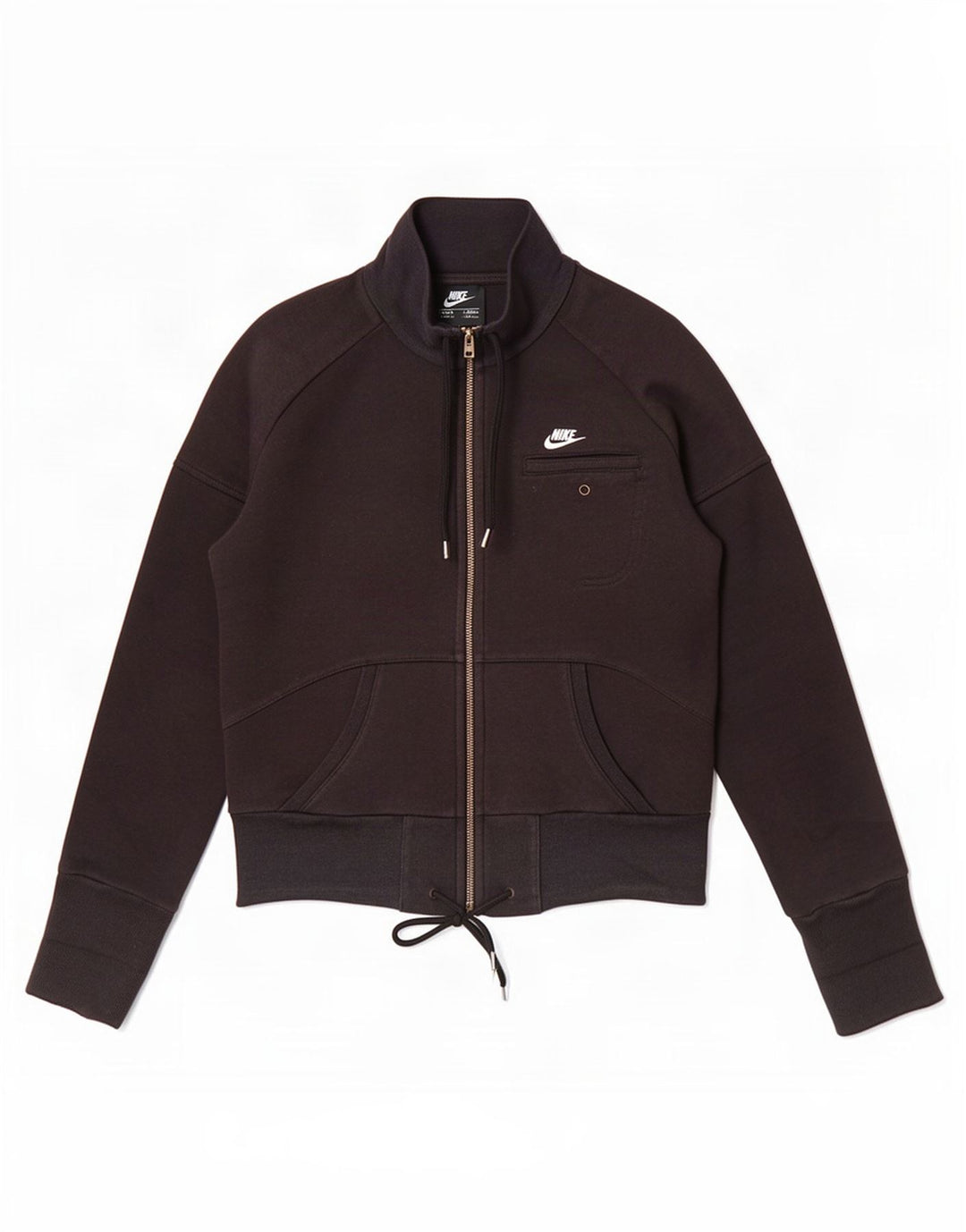 Jachetă de trening pentru femei Nike UK 8/10, bumbac negru mic