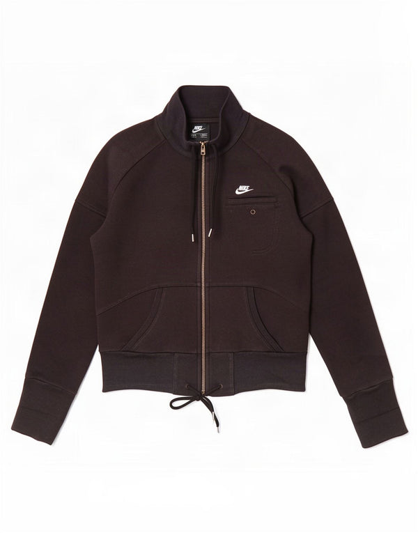 Jachetă de trening pentru femei Nike UK 8/10, bumbac negru mic