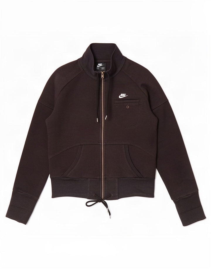 Jachetă de trening pentru femei Nike UK 8/10, bumbac negru mic