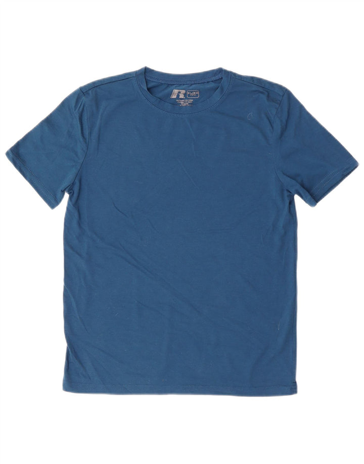 Tricou Russell Athletic pentru baieti Top 14-15 ani XL poliester albastru