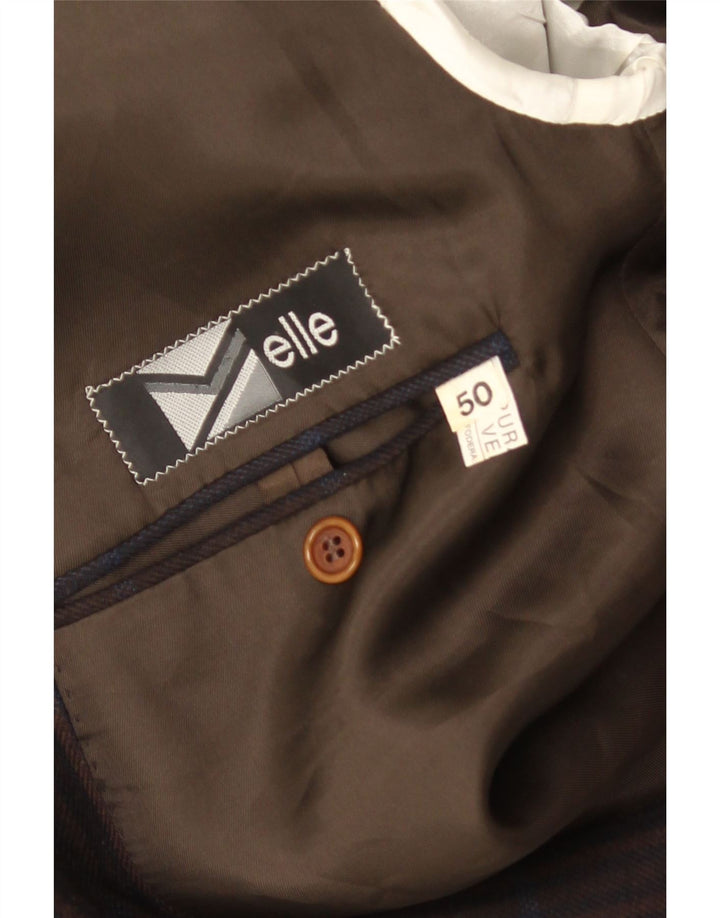 Jachetă blazer pentru bărbați Elle IT 50 mare, albastru bleumarin, caroserie