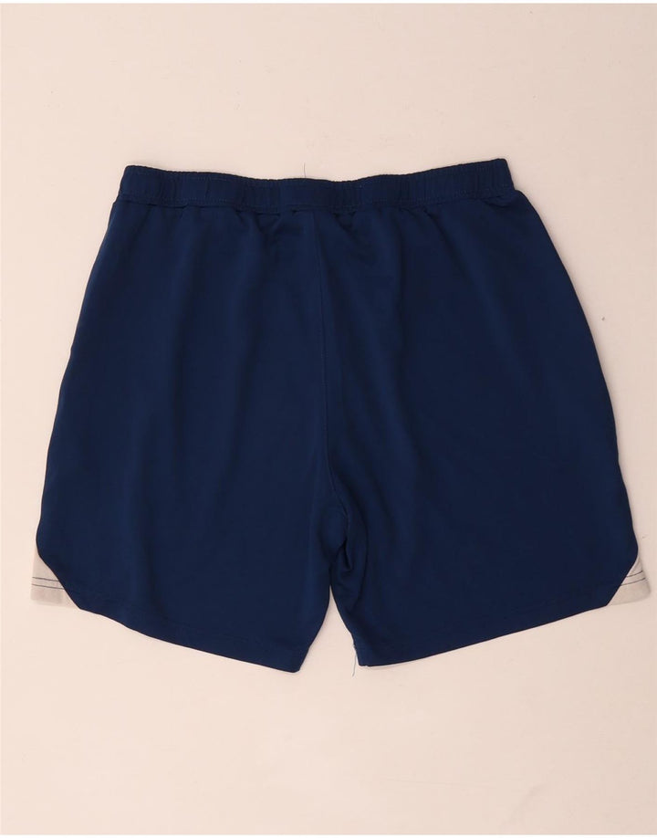 UMBRO Pantaloni scurți sport pentru bărbați, medii, albastru marin, poliester color bloc