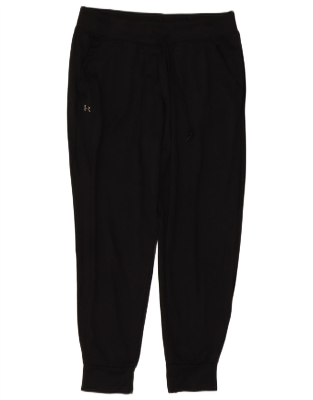 UNDER ARMOUR Womens Tracksuit Trousers Joggers UK 14 Medium Black