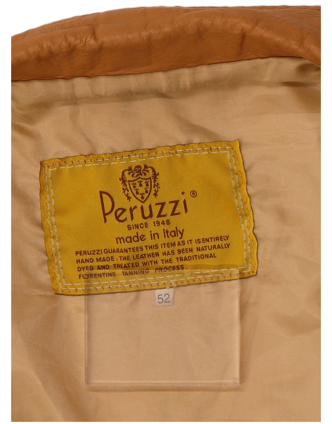 Geacă de piele Peruzzi pentru femei IT 52 2XL piele bej