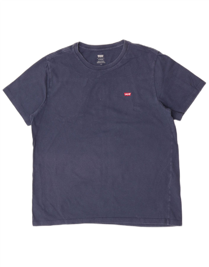 Tricou pentru bărbați Levi's Top mare din bumbac bleumarin