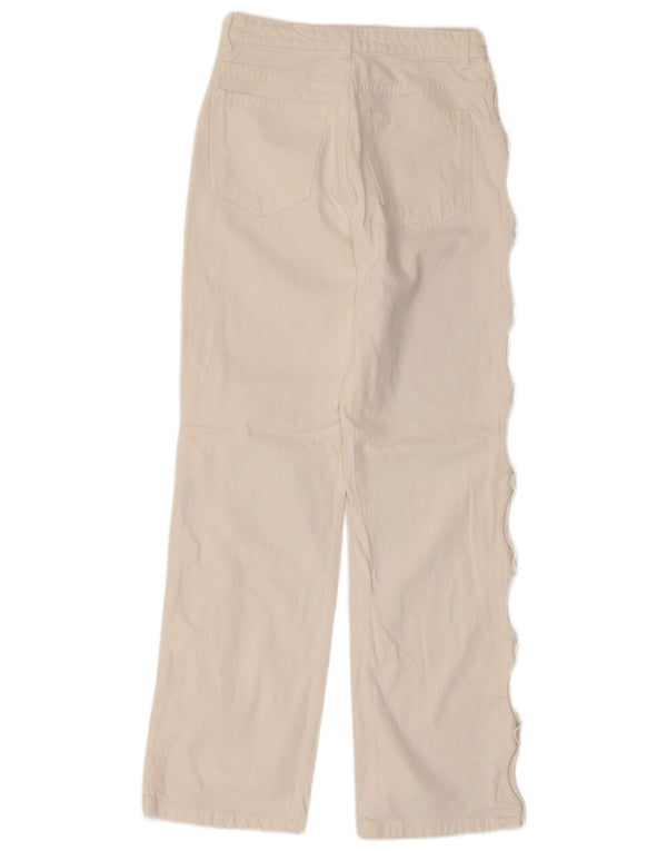 Blugi Drepți Femei Zara EU 36 XS W26 L29 Alb