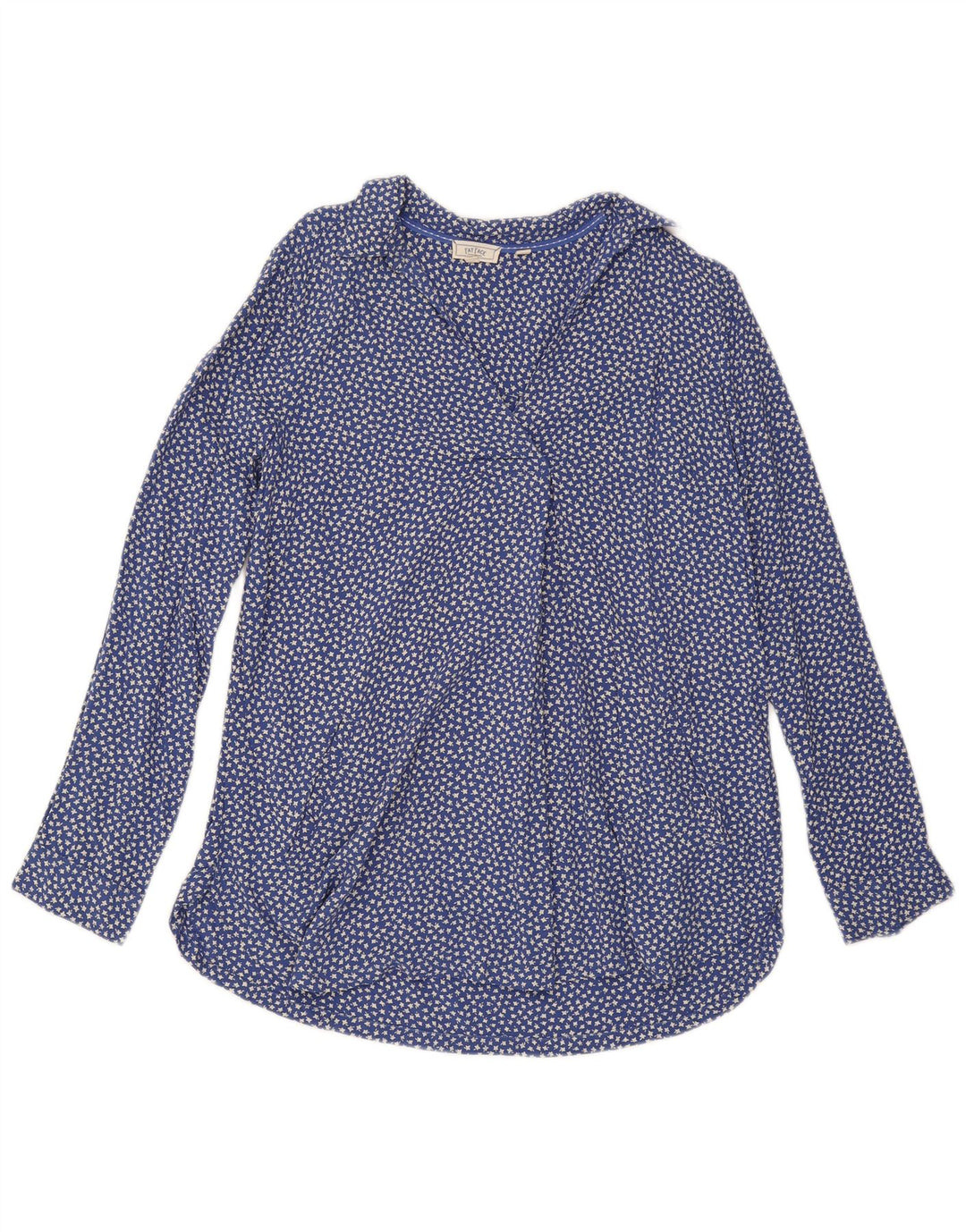 Cămașă pulover pentru femei Fat Face UK 12 Medium Blue Floral Viscose