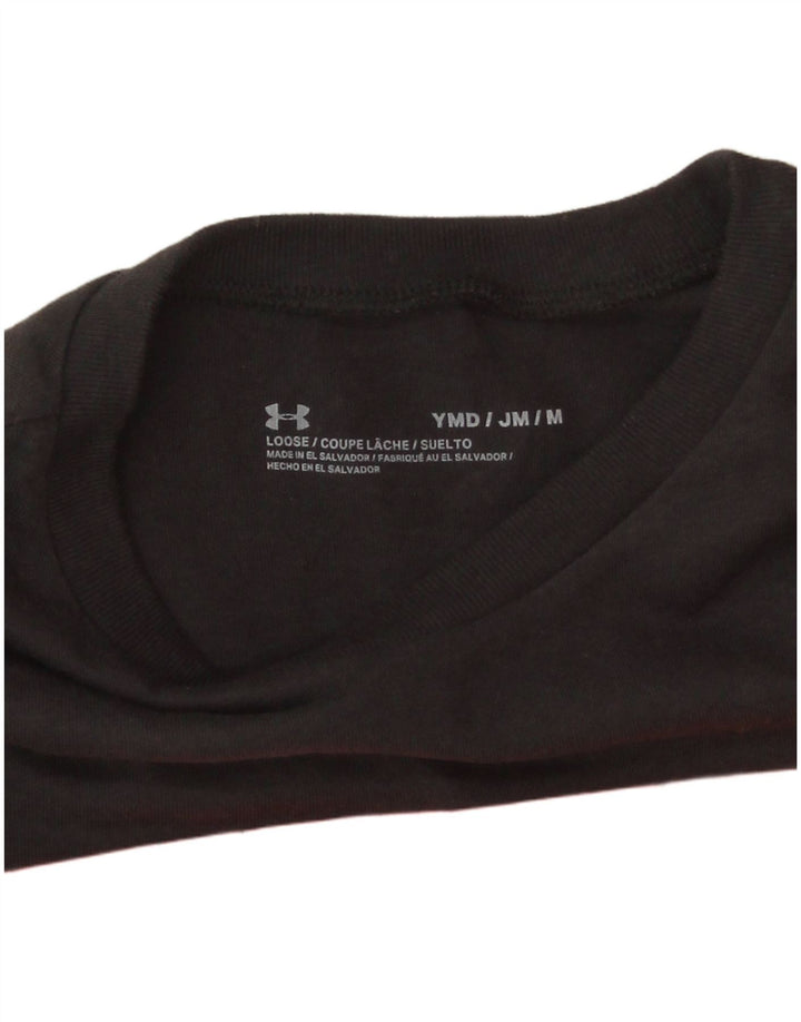 Under Armour Boys Graphic Top Maneca lunga 9-10 Ani Mediu Negru